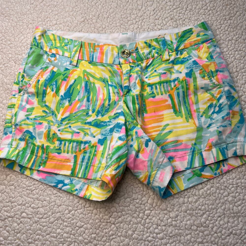 Lilly Pulitzer The Callahan Short Tidal Wave Pans Garden 00